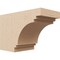 Ekena Millwork 6in. W x 8in. H x 12in. L Pescadero Woodgrain TimberThane Rafter Tail, Primed Tan RFTUR06X08X12PECRCPR - alternate 1